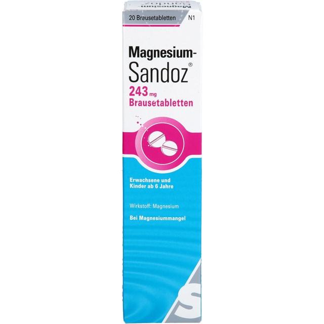 MAGNESIUM SANDOZ 243 mg Brausetabletten product image