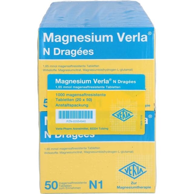 MAGNESIUM VERLA N Dragees product image