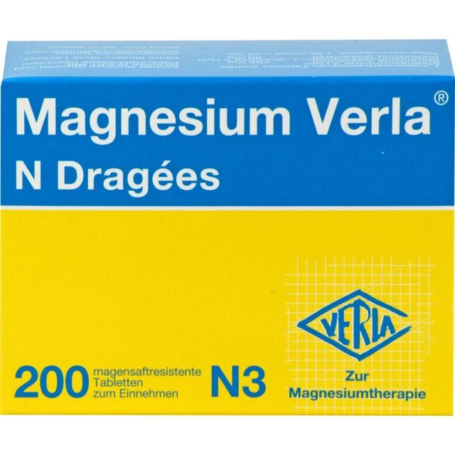 MAGNESIUM VERLA N Dragees product image