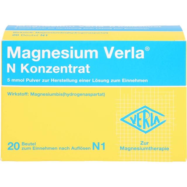 MAGNESIUM VERLA N Konzentrat Plv.z.H.e.L.z.Einn. product image