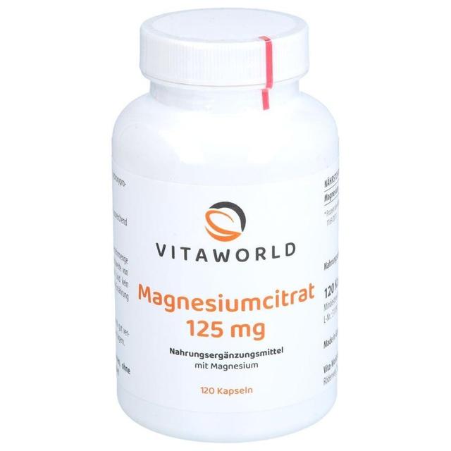 MAGNESIUMCITRAT 125 mg Kapseln product image