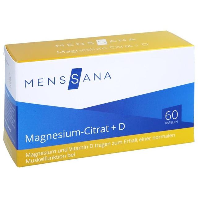 MAGNESIUMCITRAT+D MensSana Kapseln product image