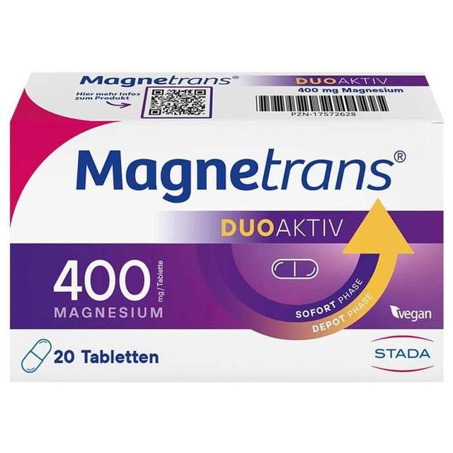 Magnetrans duo-aktiv 400 mg Tabletten, 20 St Tabletten product image