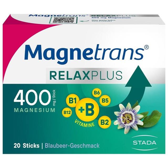 MAGNETRANS Relax+ 400 mg Granulat Sticks Blaubeere product image