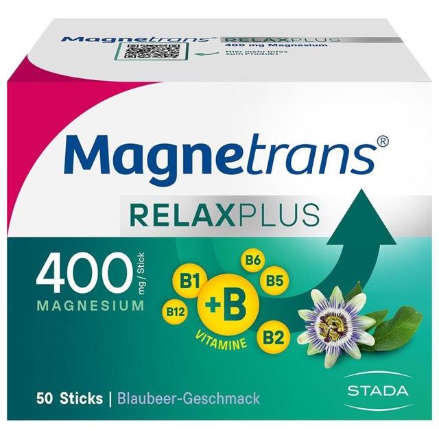 MAGNETRANS Relax+ 400 mg Granulat Sticks Blaubeere product image