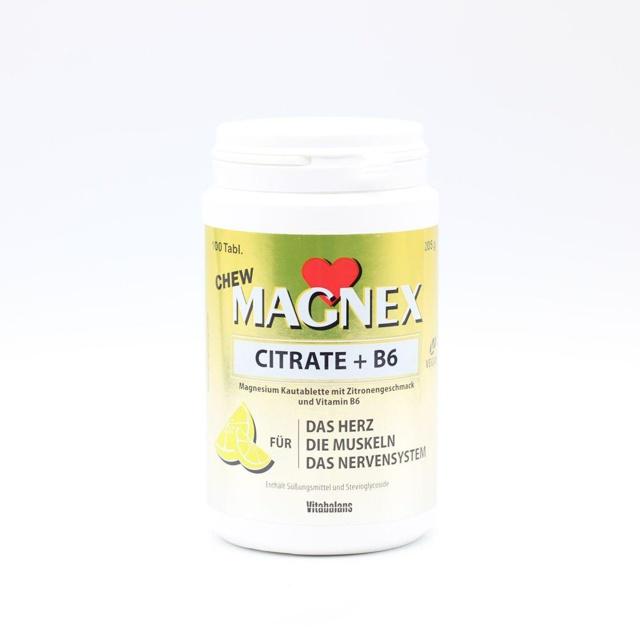 MAGNEX Citrate 375 mg + B6 Chew laktosefr.veg.KTA product image