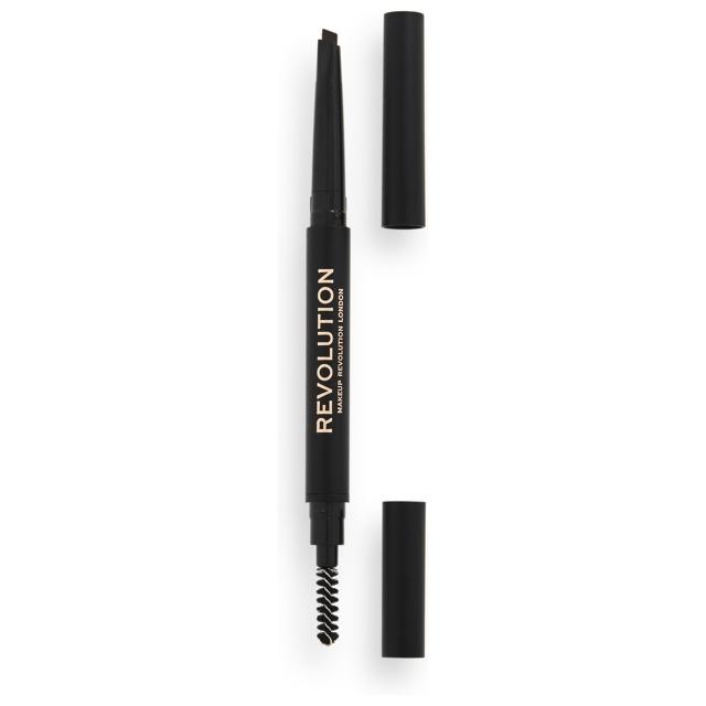 Makeup Revolution Duo Brow Pencil Dark Brown product image