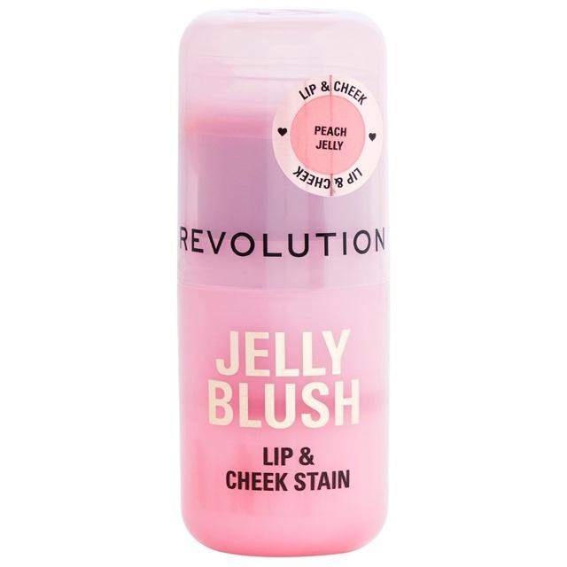 Makeup Revolution Jelly Blush Stick Lip and Cheek Stain Peach Orange 5,5 g product image