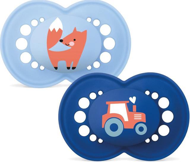 MAM Original Natural Rubber 6-16m Box V Blue 2 st product image