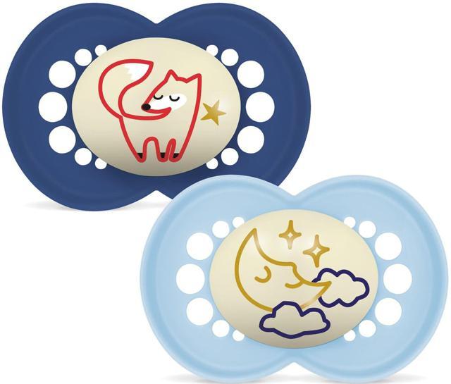 MAM Original Night 16-36 m Silk Blue 2-pack product image