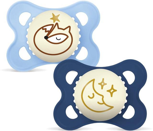 MAM Original Night Silk 0-6m Box V Blue 2 st product image