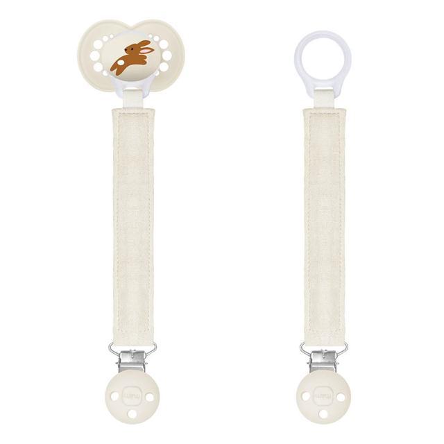 MAM Pacifier Clip Off-White, 1 st product image