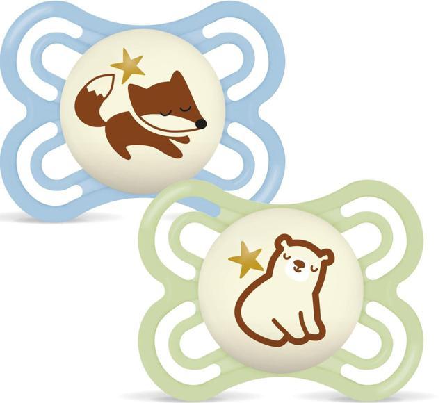 MAM Perfect Night Silk 0-6 m 2-pack Blue product image