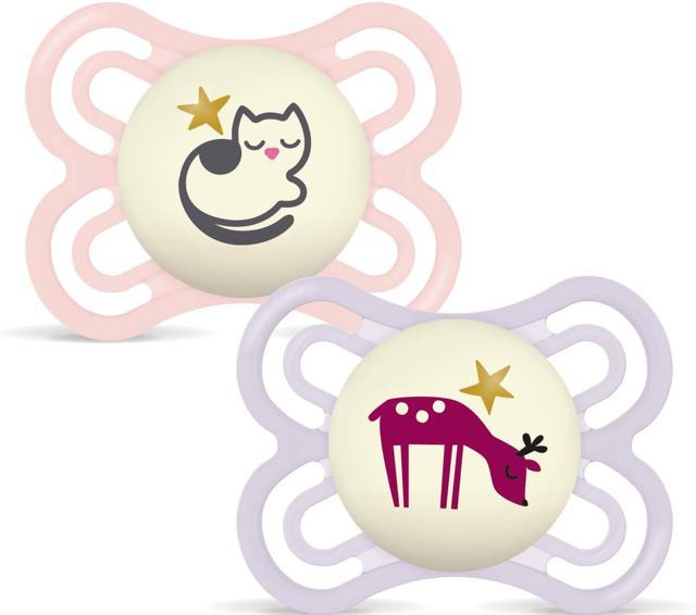 MAM Perfect Night Silk 0-6 m 2-pack Pink product image