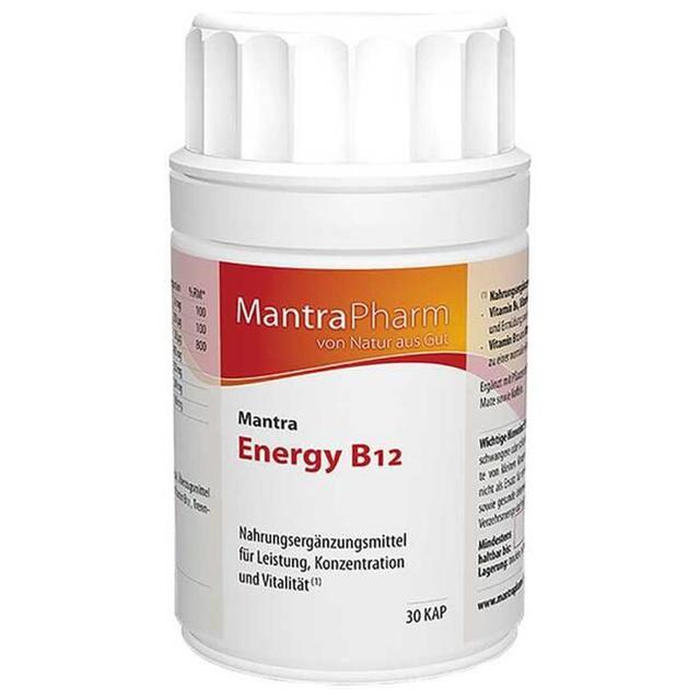 Mantra Energy B12 Kapseln, 30 St Kapseln product image
