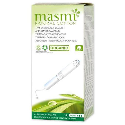 BIO TAMPONS Super m.Applik.100% Bio-Baumw.MASMI product image