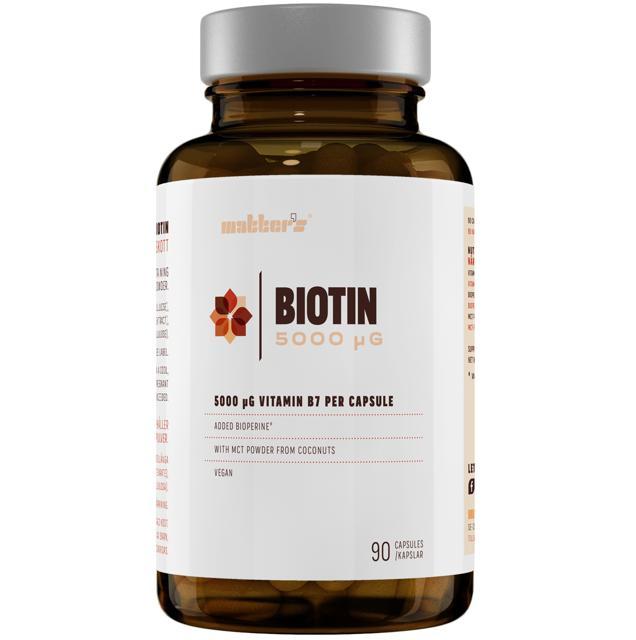 Matter’s Biotin 5000µg + MCT & Bioperine Kosttillskott 90 st product image