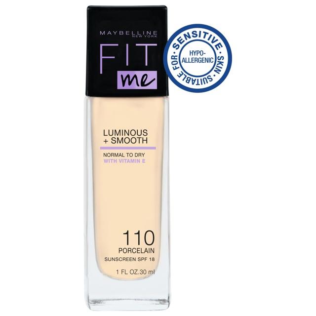 Maybelline Fit Me Foundation 110 Porcelain - 30 ml product image