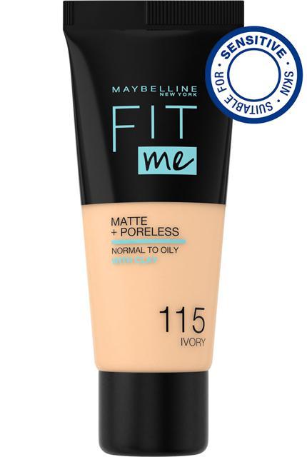 Maybelline Fit Me Matte + Poreless Foundation - 115 Ivory product image