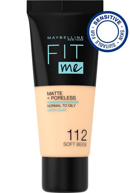 Fit Me Matte & Poreless Foundation Soft Beige product image