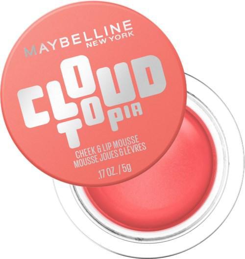 Maybelline New York Cloudtopia Blush Cheek & Lip Mousse Up to 14H Cheek Colour (Various Shades) - 5 Coral Illusion product image