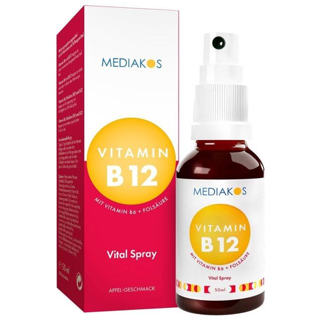 VITAMIN B12+B6+Folsäure Mediakos Vital Spray product image