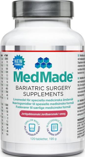 MedMade Bariatric Surgery Supplement Jordgubb 120 st product image