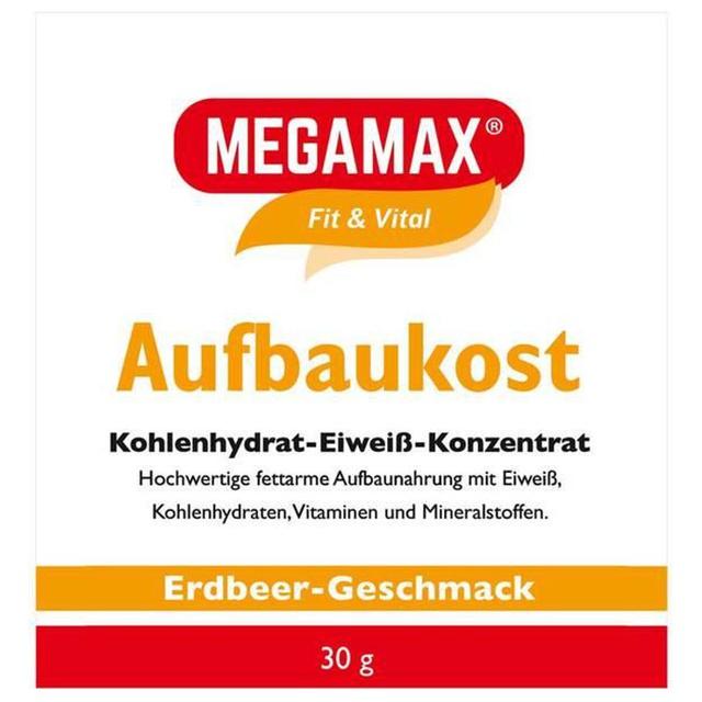 MEGAMAX Aufbaukost Erdbeere Pulver product image