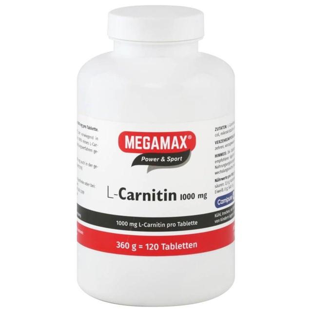 MEGAMAX L-Carnitin 1000 mg Tabletten product image