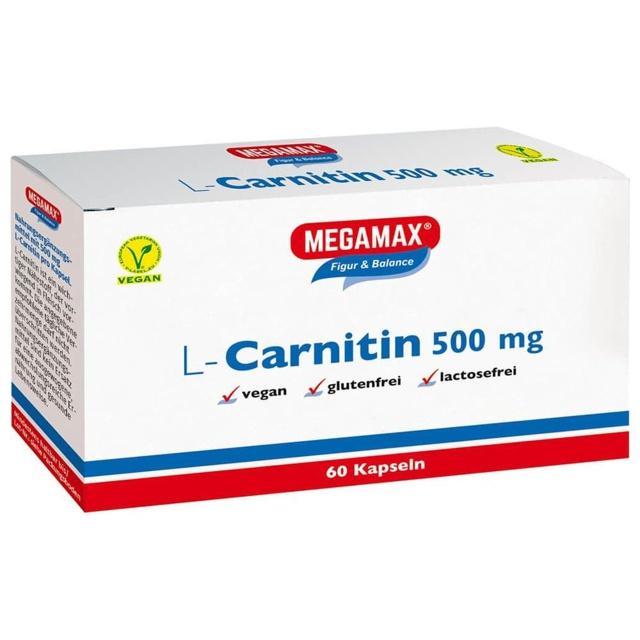 MEGAMAX L-Carnitin 500 mg Kapseln product image