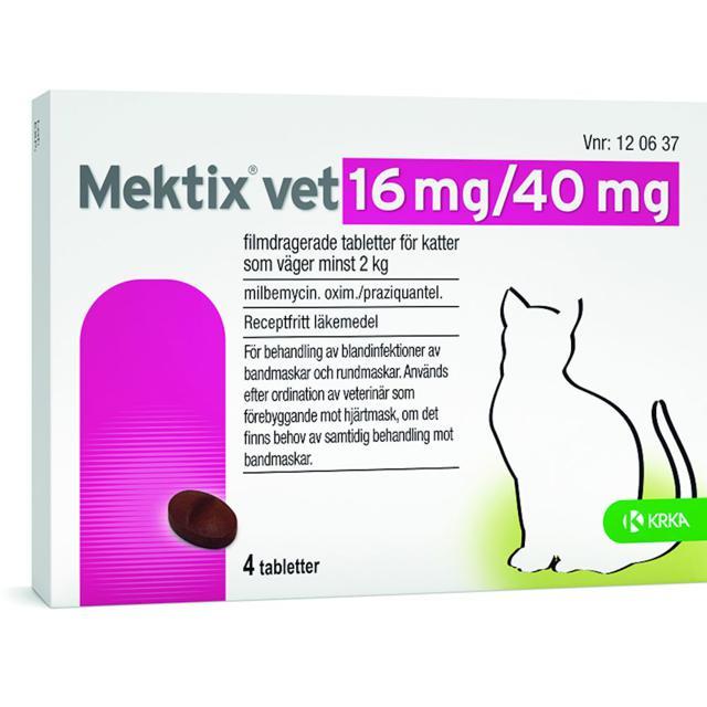 Mektix vet, filmdragerad tablett 16 mg/40 mg, 4 st product image
