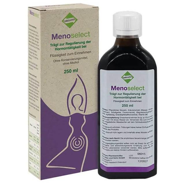 Menoselect Flüssigkeit zum Einnehmen, 250 ml Flüssigkeit zum Einnehmen product image