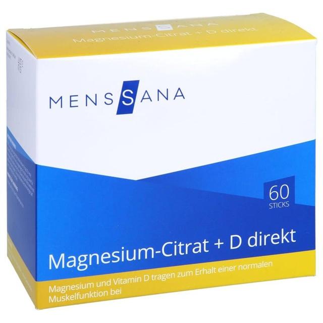 MENSSANA Magnesium-Citrat + D direkt 60 St Pulver product image