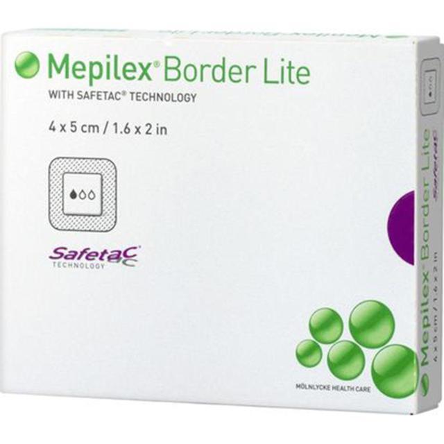 Mepilex Border Lite, absorberande skumförband, 4x5 cm, 10 styck product image
