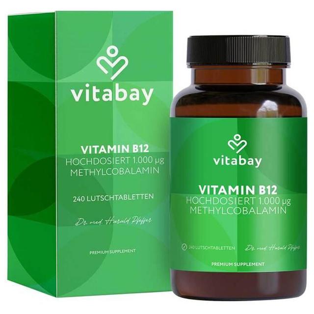 Methylcobalamin Vit.B12 Depot 1000 µg vegan Lut., 240 St Lutschtabletten product image