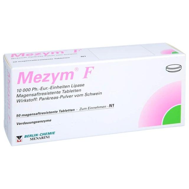 MEZYM F magensaftresistente Tabletten product image