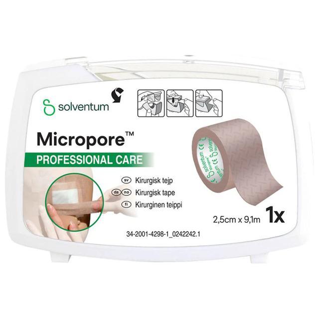 Micropore kirurgisk tejp brun 25 cm x 91 m 1 styck product image