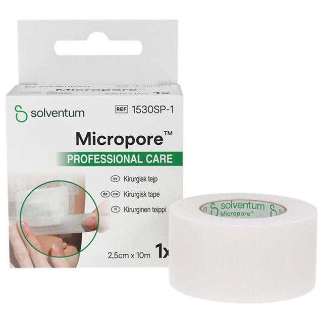 Micropore Kirurgisk Tejp Refill Vit 2,5 cm x 10 m, 1 st product image