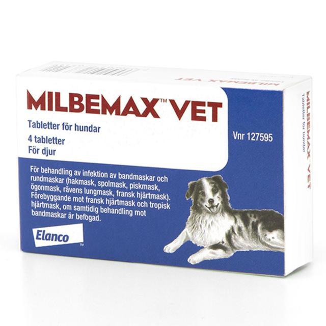 Milbemax vet. för hundar, tablett 4 st product image