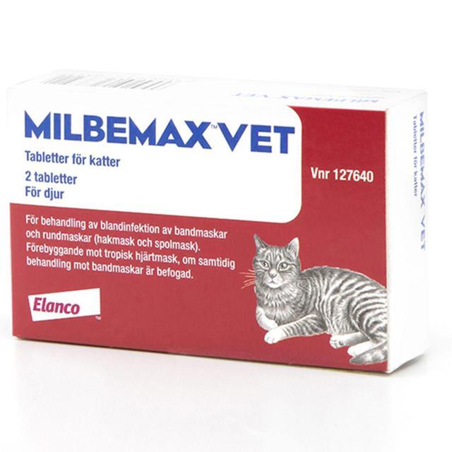 Milbemax vet. för katter, filmdragerad tablett 2 st product image