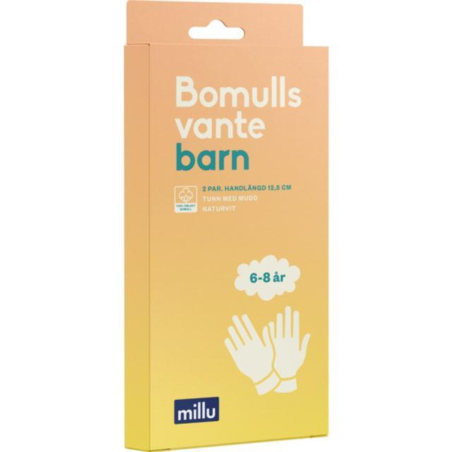 Millu Bomullsvante Barn 6-8 år 2 par product image