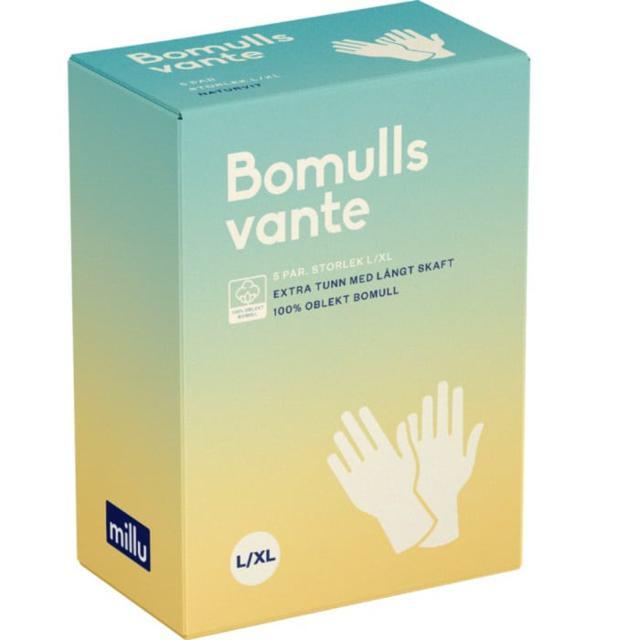Millu Bomullsvante Extra Tunn 30 cm L/XL 5 par product image