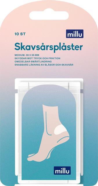 Millu Skavsårsplåster Medium, 10 st product image