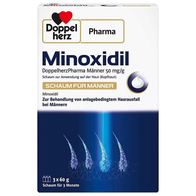 MINOXIDIL DoppelherzPharma Männer 50 mg/g Schaum product image