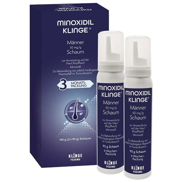 MINOXIDIL Klinge Männer 50 mg/g Schaum product image