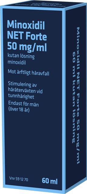 Minoxidil NET Forte 50 mg/ml 60 ml kutan lösning product image