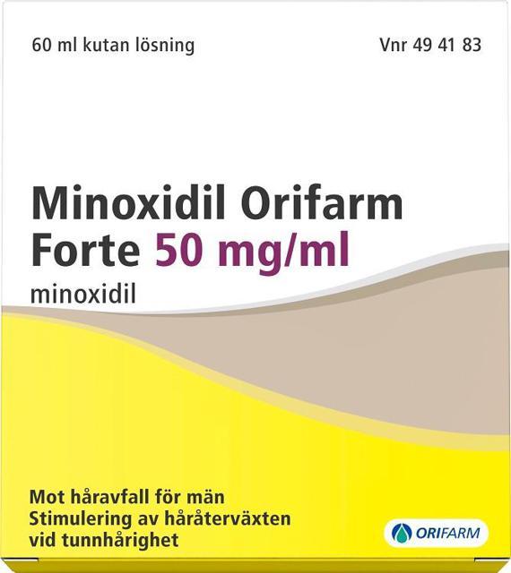 Minoxidil Orifarm Forte, kutan lösning 50 mg/ml 60 ml product image