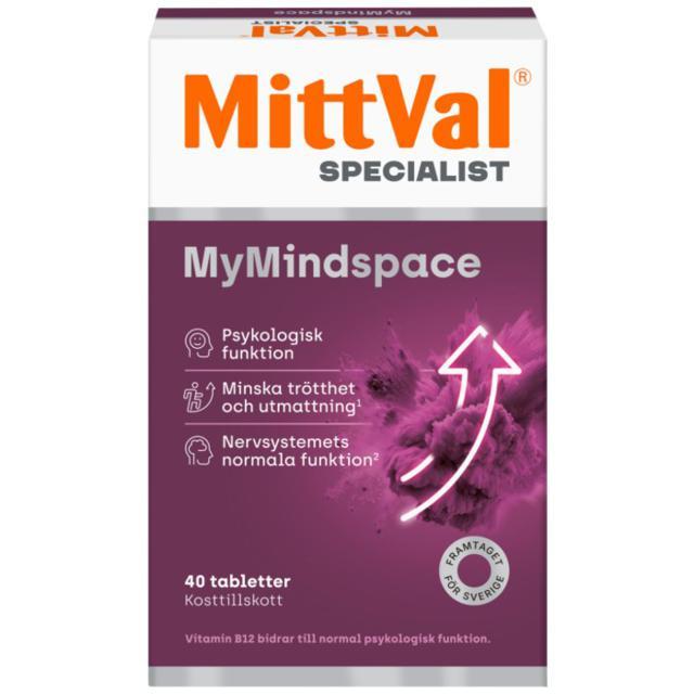 MittVal MyMindspace 40 tabletter product image