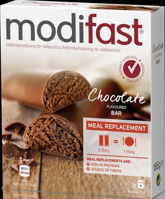 Modifast Bar Choklad 6 st product image