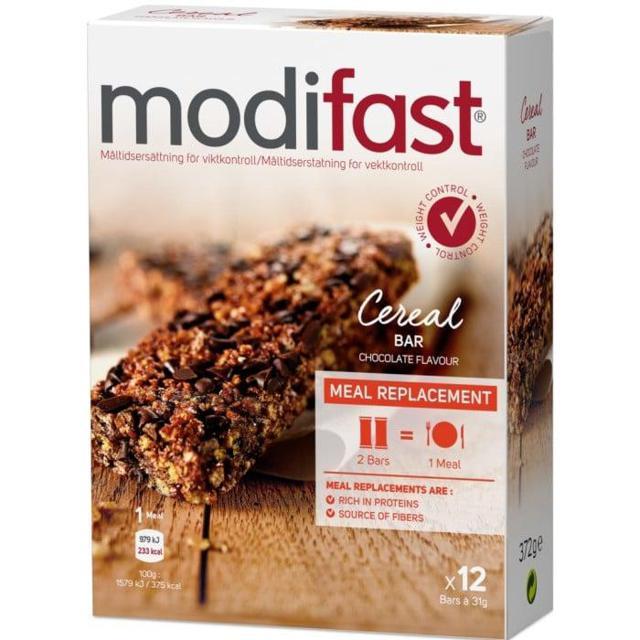 Modifast Cereal Bar Choklad 12 pack product image